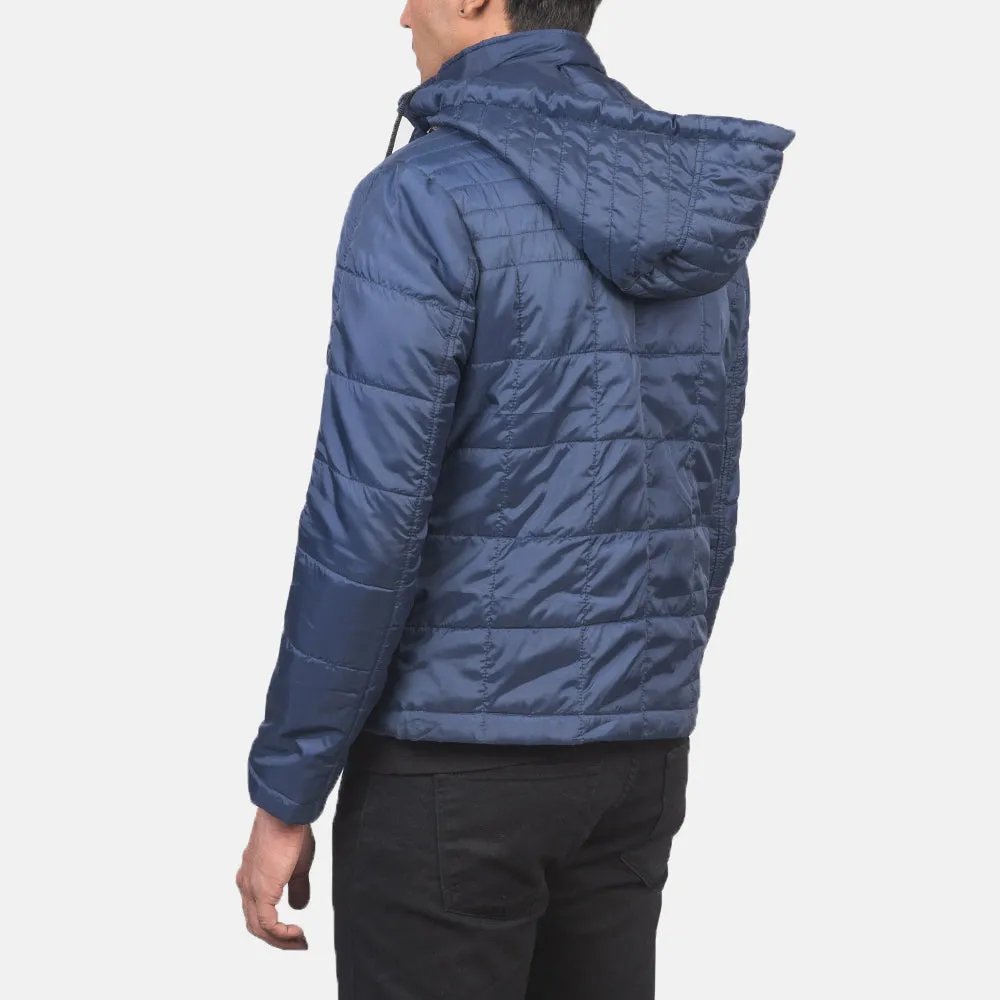 Alps Quilted Blue Windbreaker Jacket