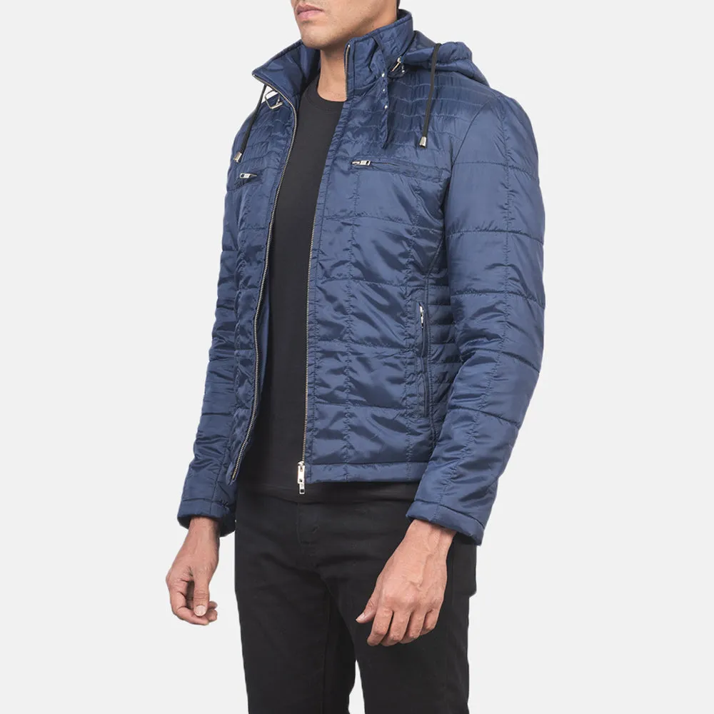 Alps Quilted Blue Windbreaker Jacket