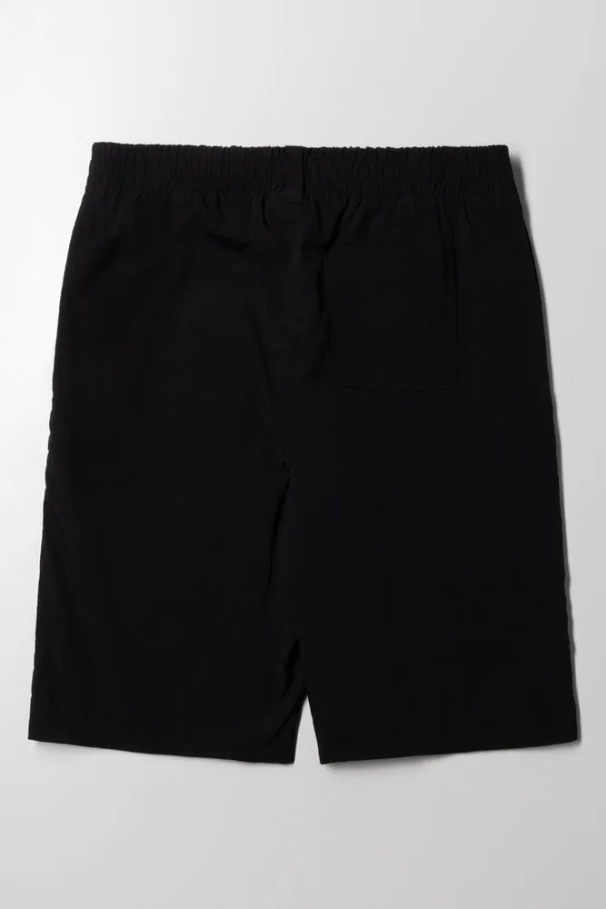 Cargo Belted Short Black