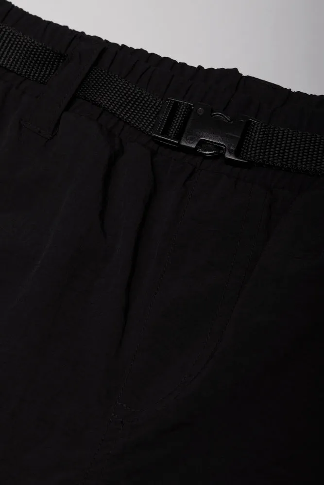 Cargo Belted Short Black