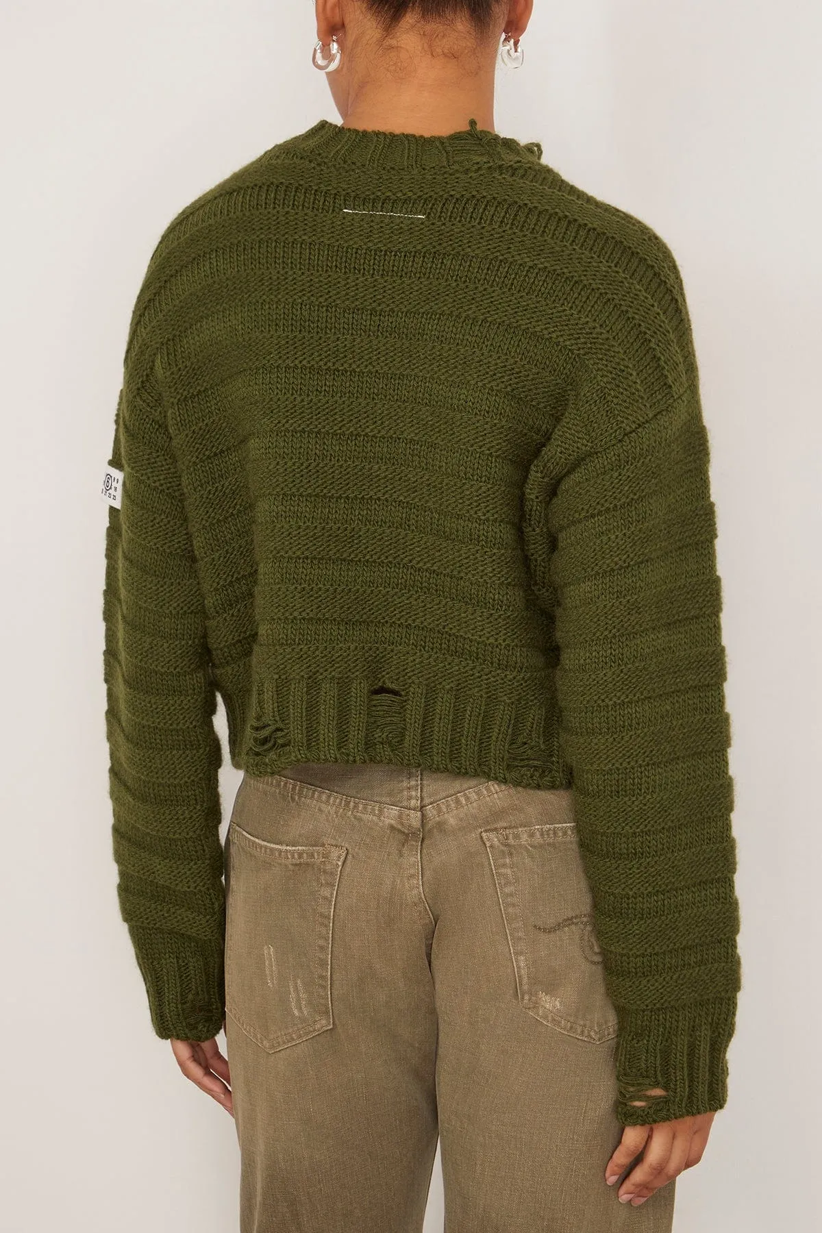 Crewneck Sweater in Khaki