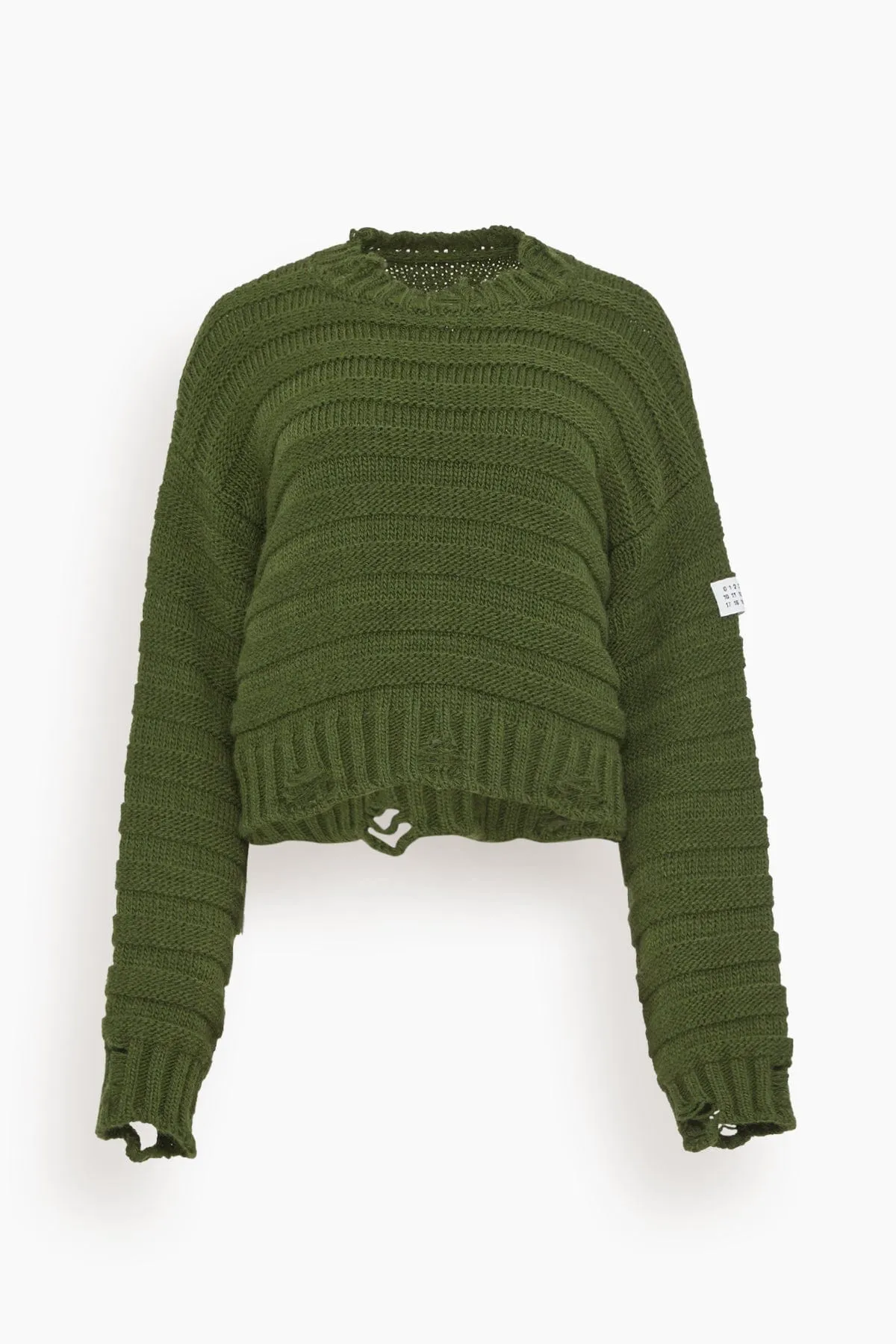 Crewneck Sweater in Khaki