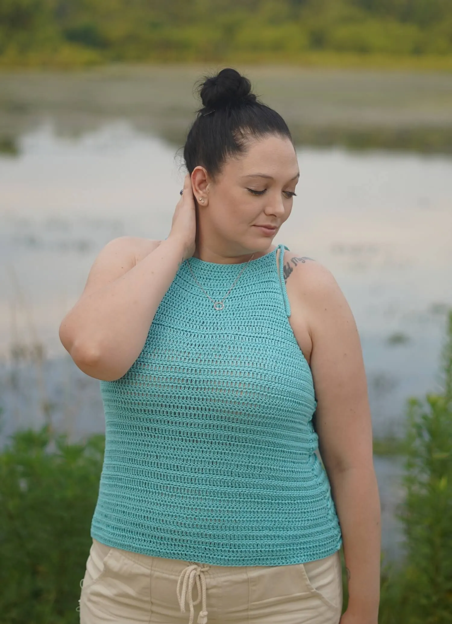 Crochet Kit - Braided Nautical Halter Top