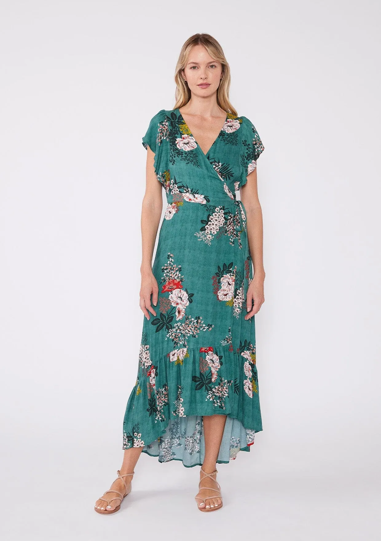 Deisy Floral Wrap Dress