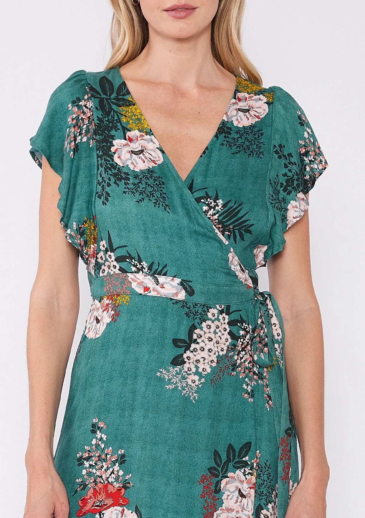 Deisy Floral Wrap Dress