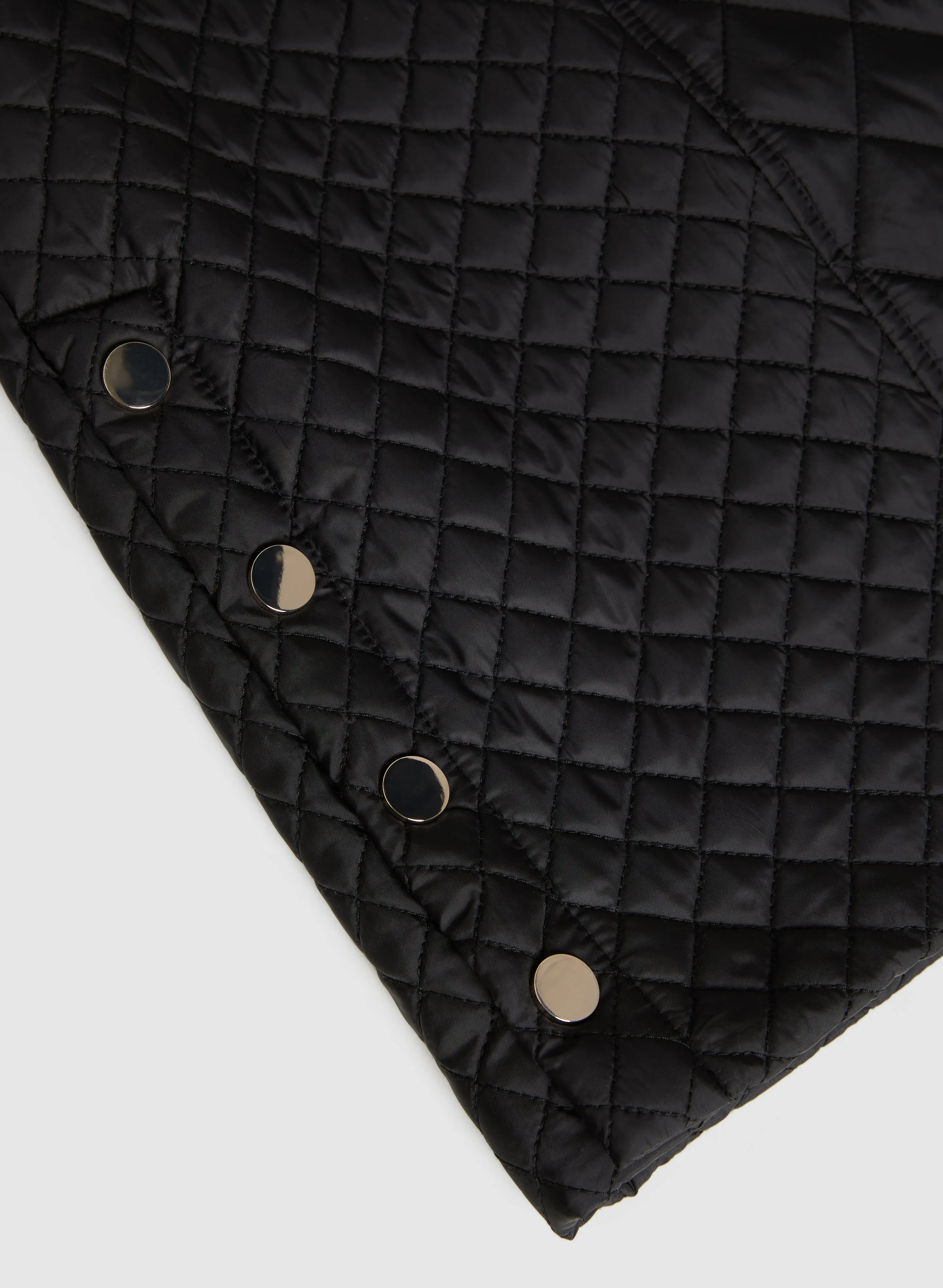 Diamond Quilted Puffer Coat