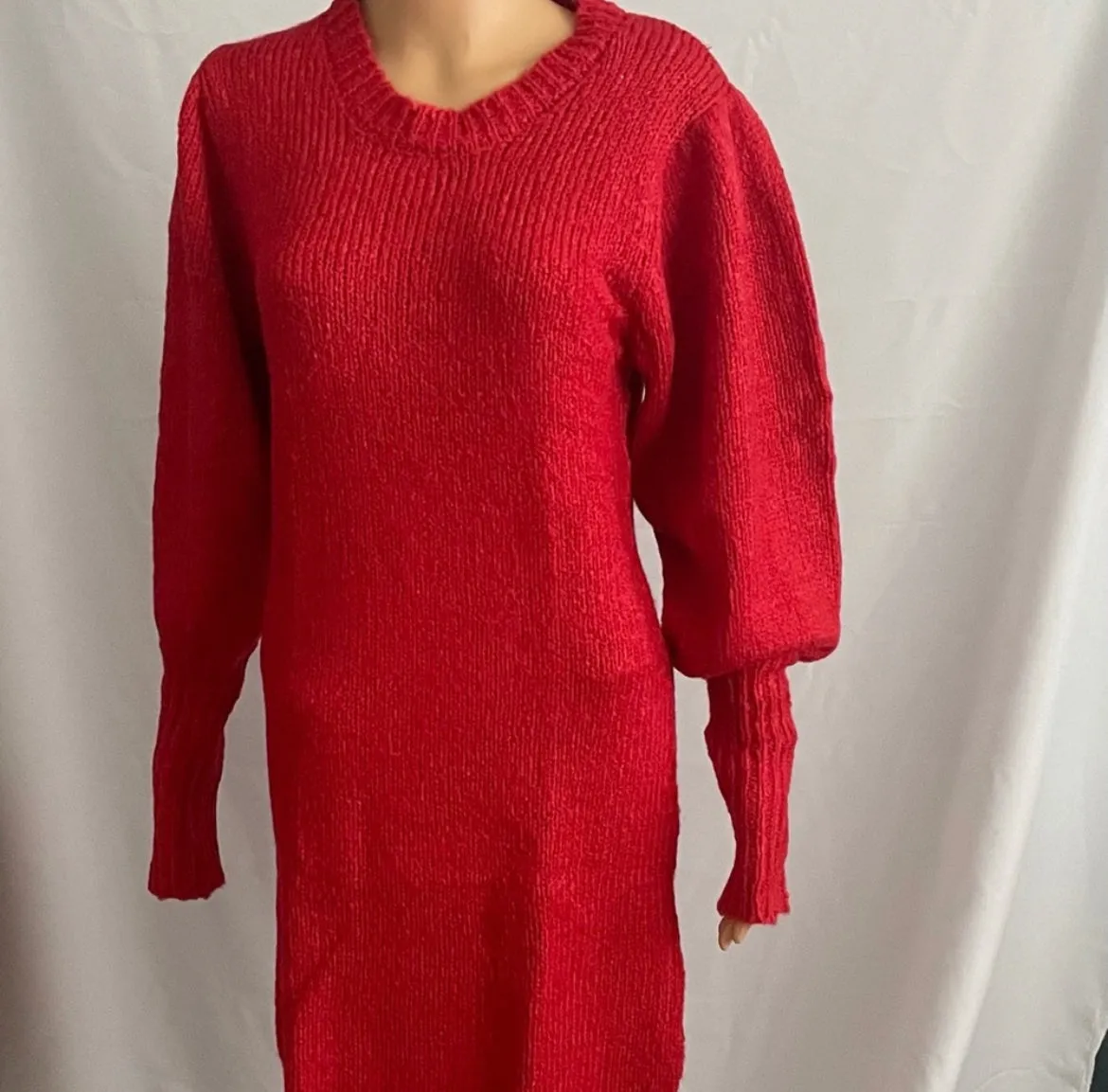 Dolman Sleeve Sweater Dress