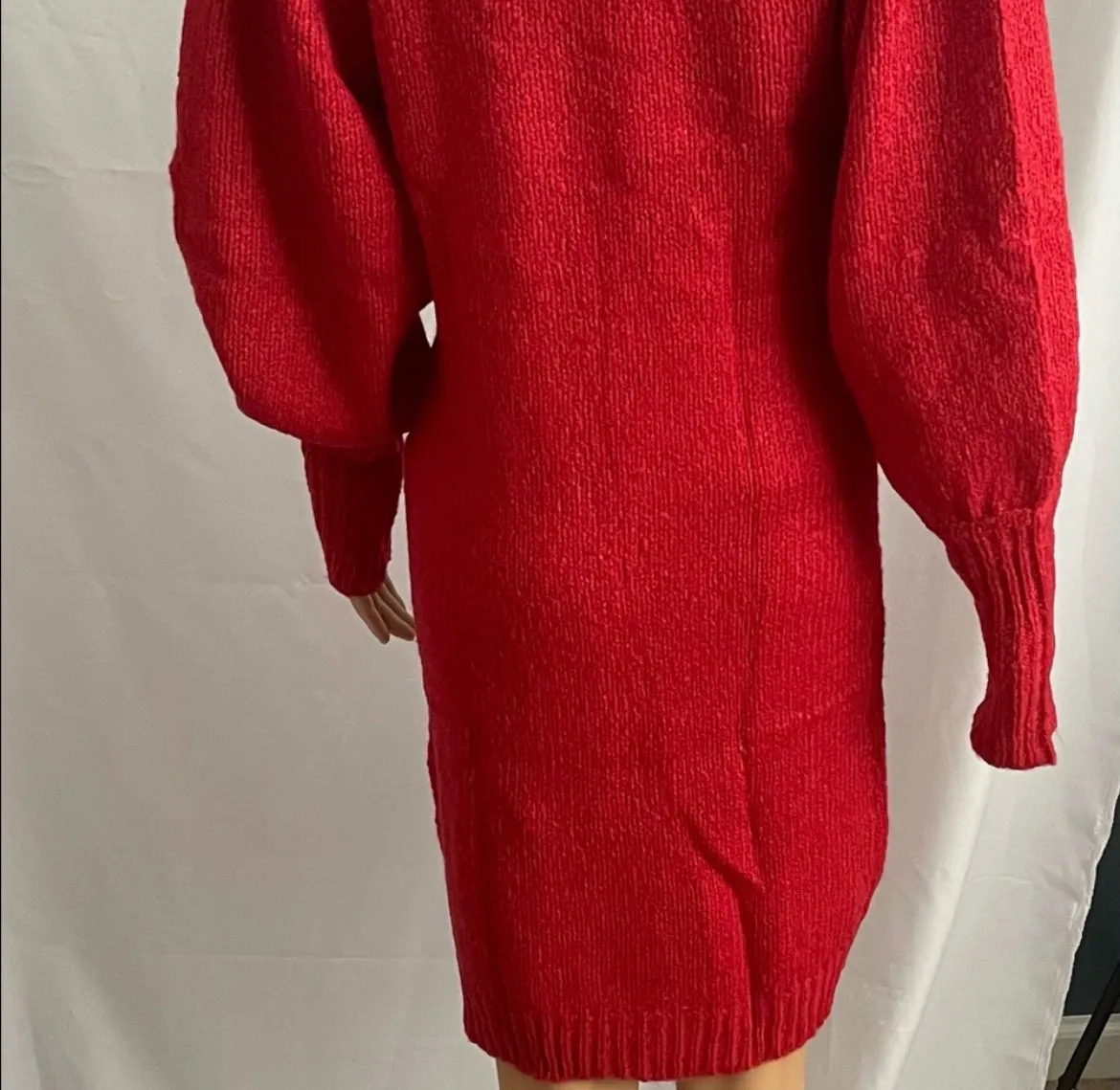 Dolman Sleeve Sweater Dress