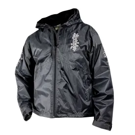 EMBROIDERED WINDBREAKER MENS HOODED JACKET