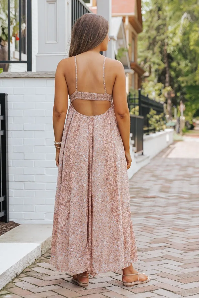 Free People Dusty Pink Forever Time Maxi Dress - FINAL SALE