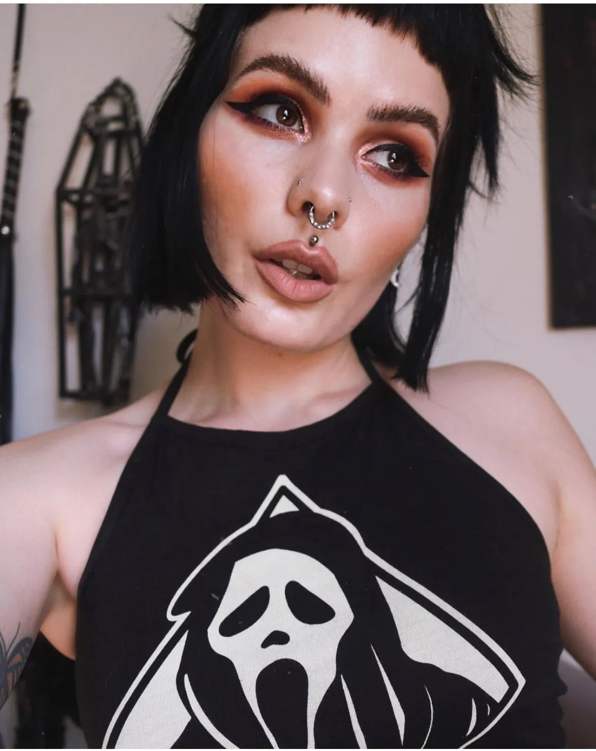 Ghostface Halter Top