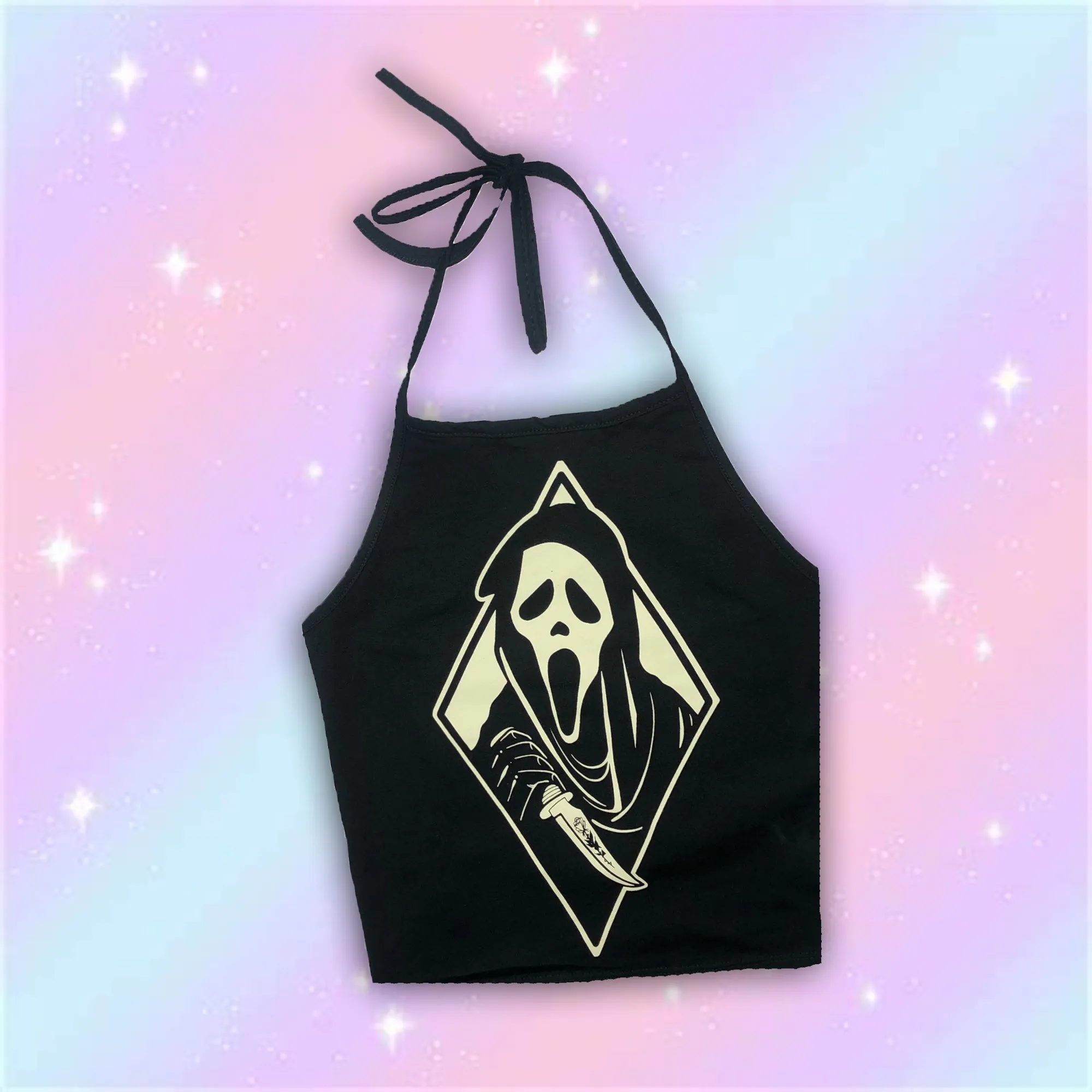 Ghostface Halter Top