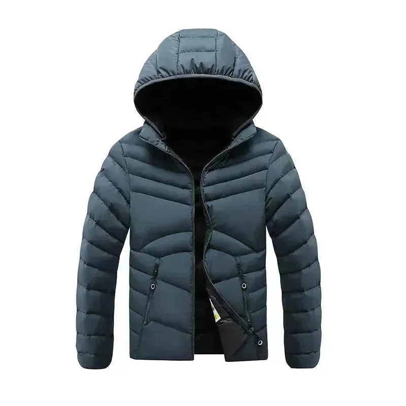 High Quality Super Warm 2 Layers Warmth Fleece-lined Cotton Padded Winter Rain Puffer Jacket