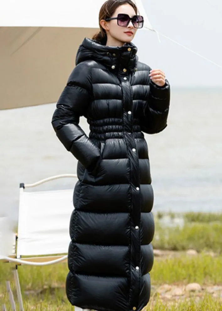 Hooded Long Down Puffer Coat