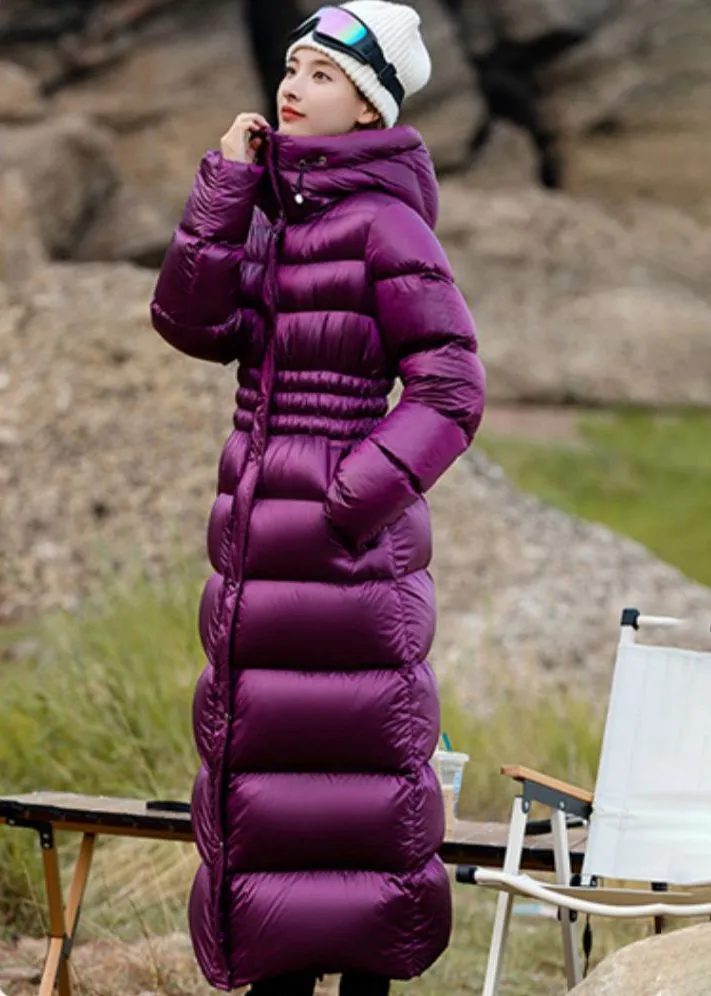 Hooded Long Down Puffer Coat