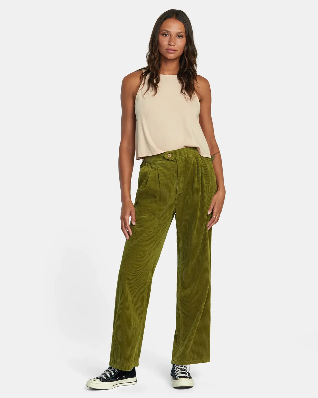 Hudson Wide Leg Pants - Monstera