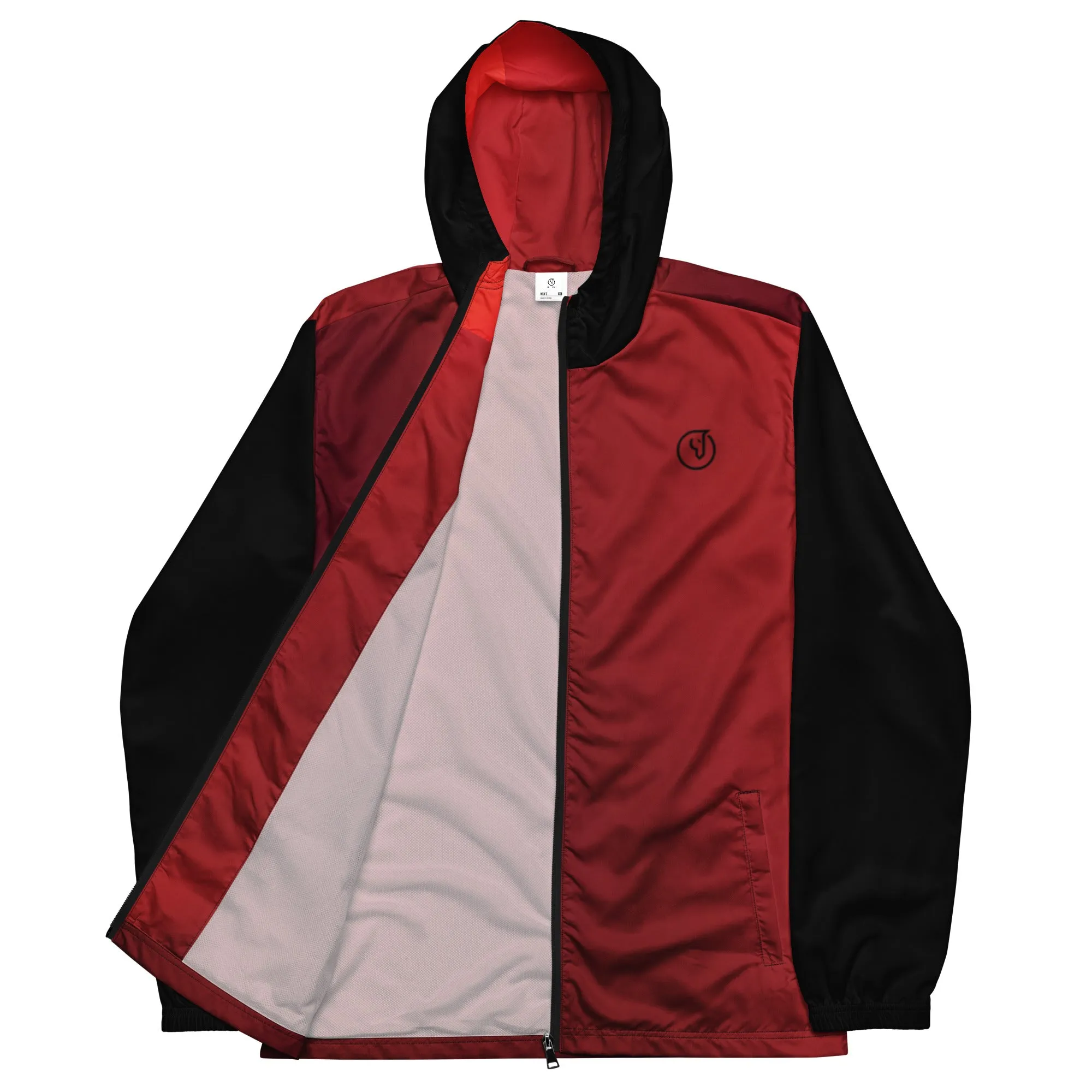 Humble Sportswear™ Men’s Fire Red Windbreaker