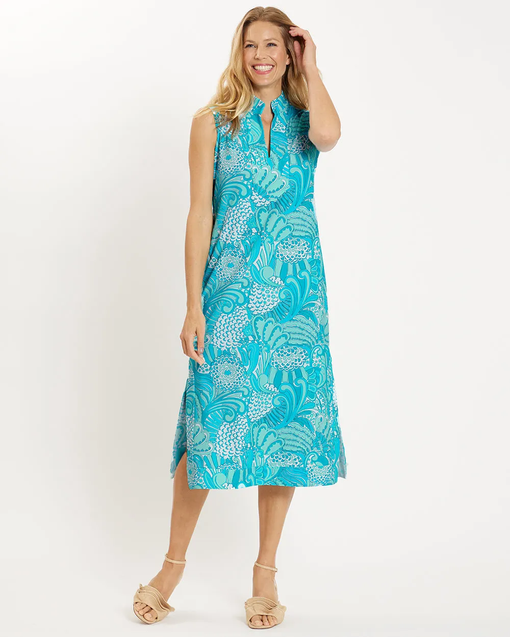 Jude Connally Kristen Maxi Dress - Enchanted Sea Aqua