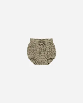 Knit Tie Bloomer || Olive