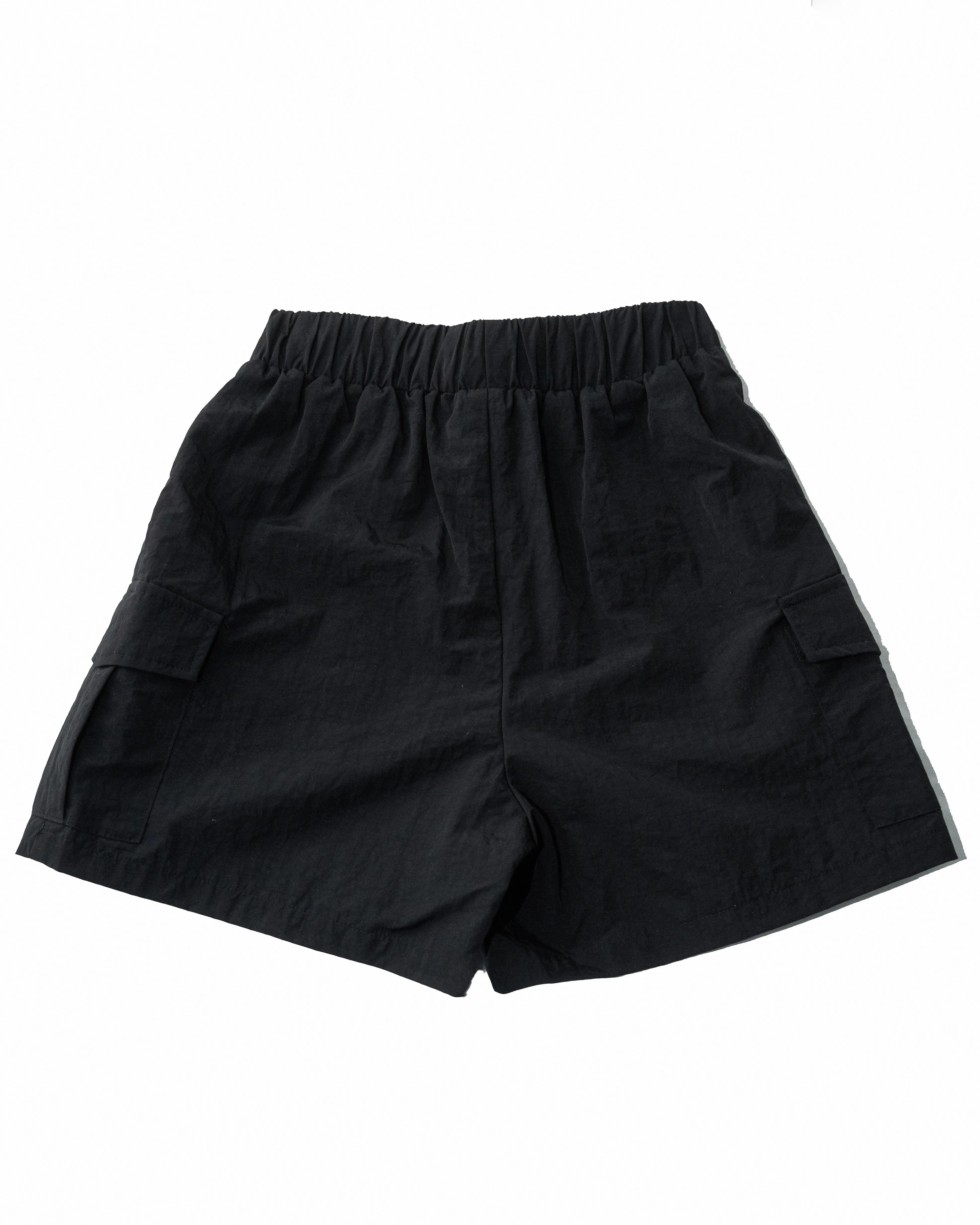 LULU Casual Cargo Shorts (Black)