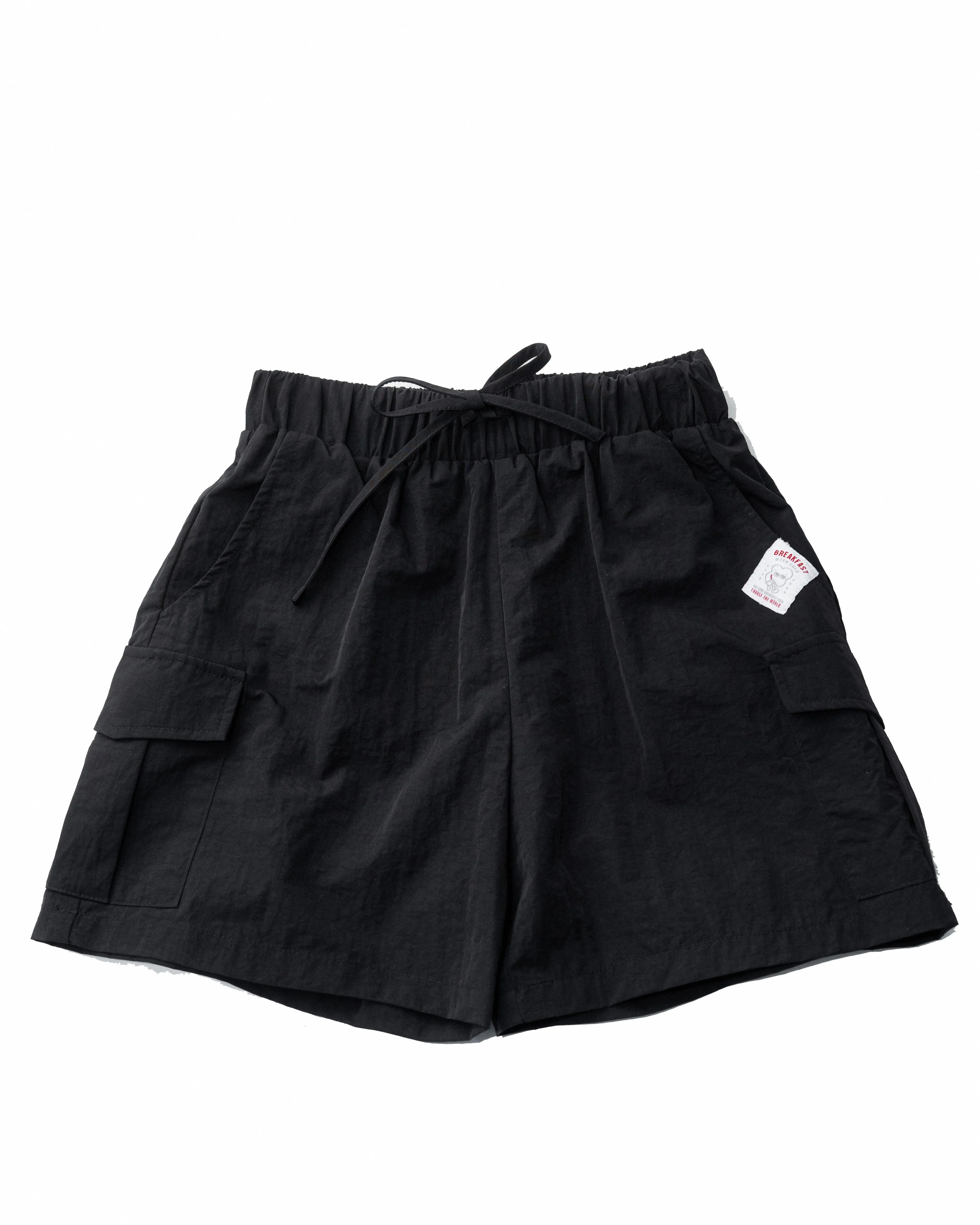 LULU Casual Cargo Shorts (Black)