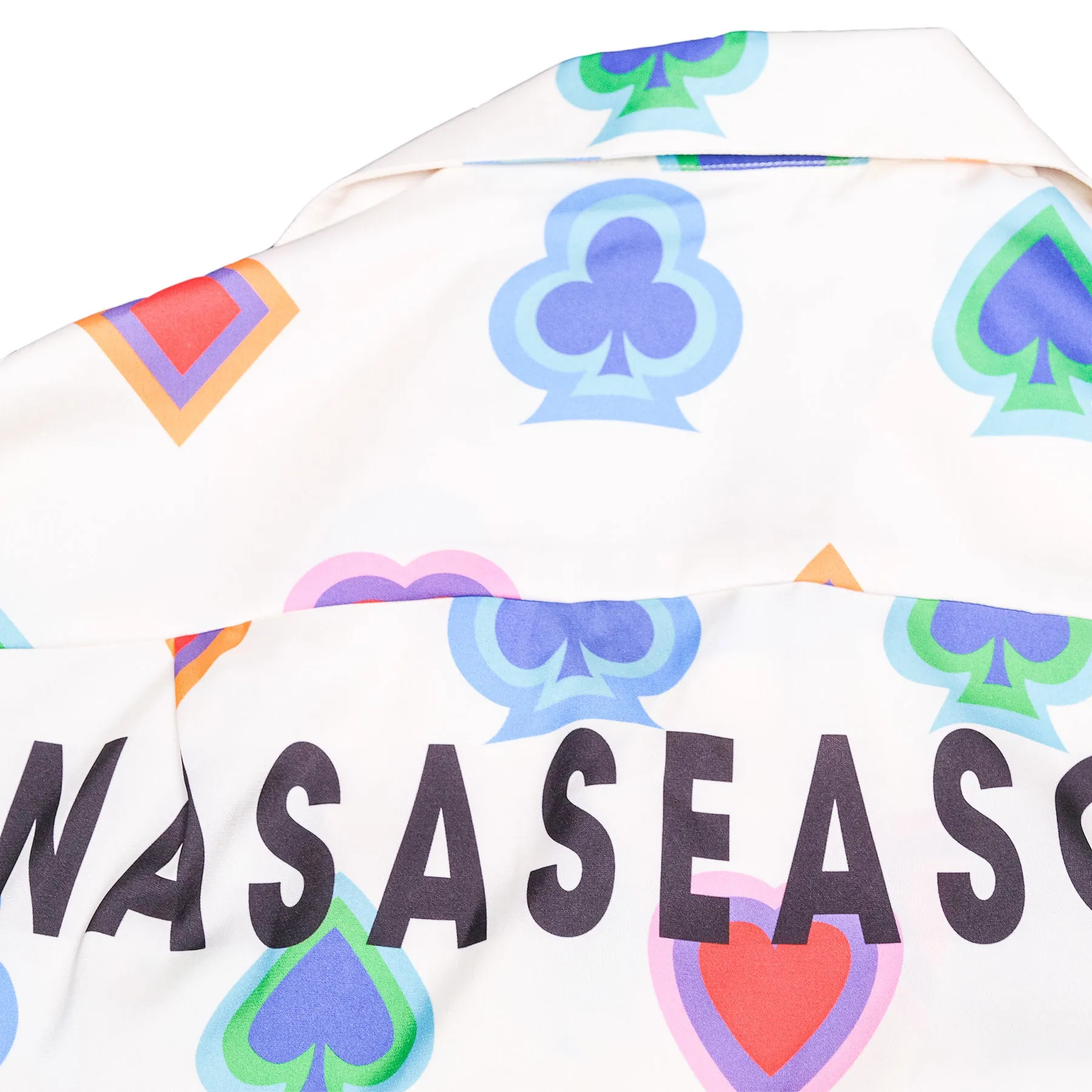 NASASEASONS Wild Card Button Up Shirt - White