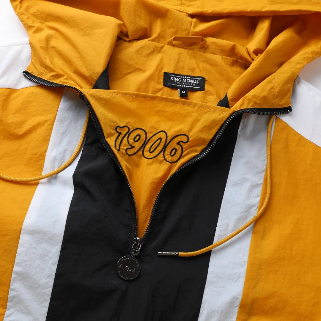 Old Gold Alpha Half Zip Windbreaker Jacket