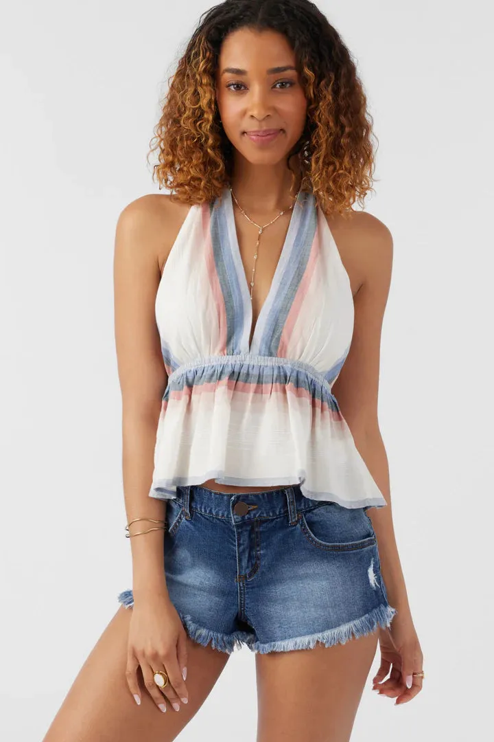 O'Neill Siena Sundown Stripe Halter Top