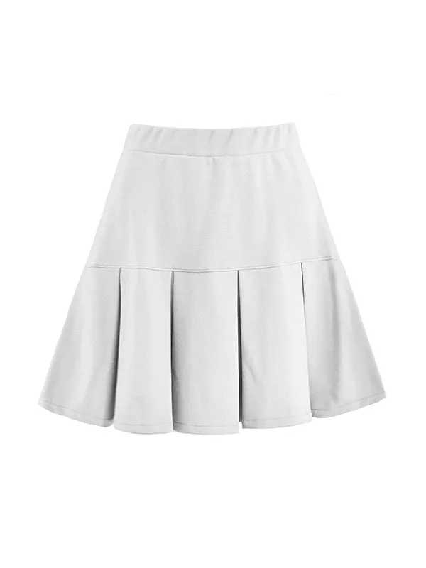 Pleated Mini Skirt