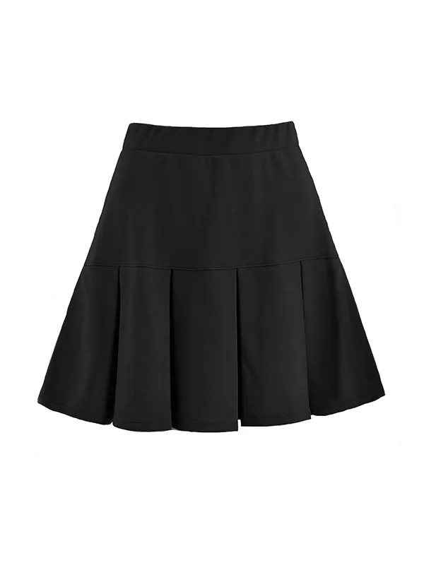 Pleated Mini Skirt