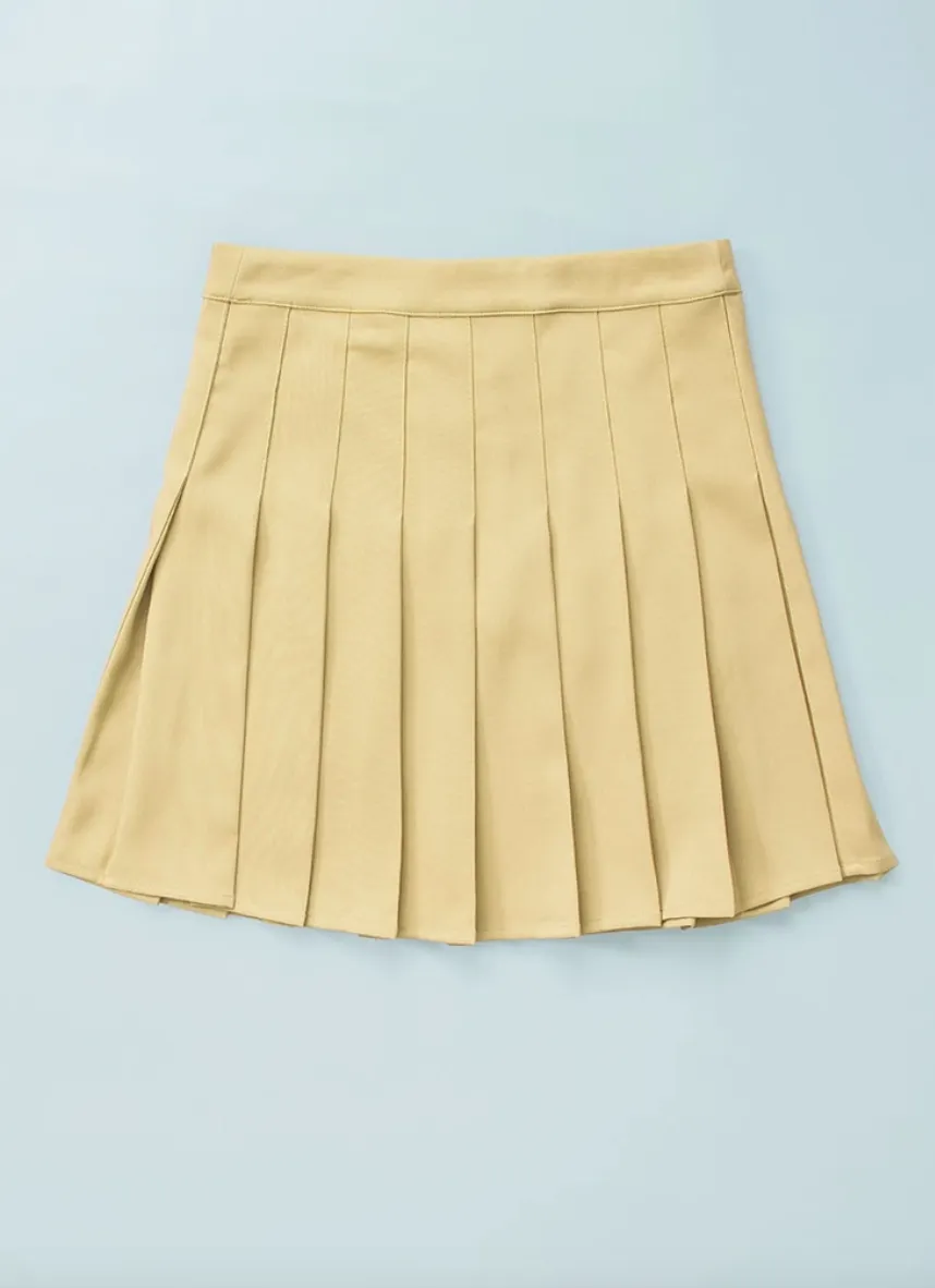 Pleated Tennis Mini Skirt