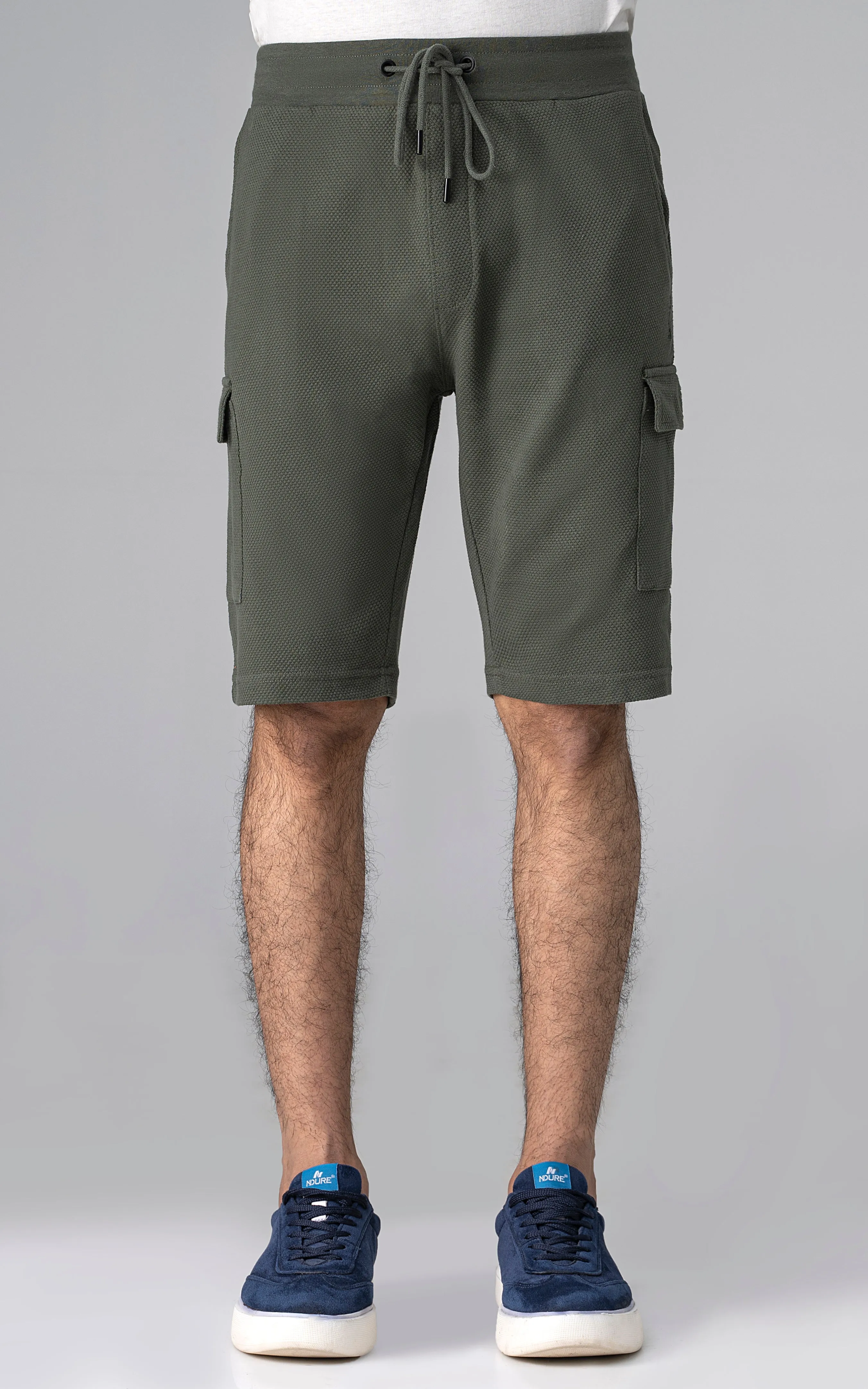 POPCORN CARGO SHORTS OLIVE