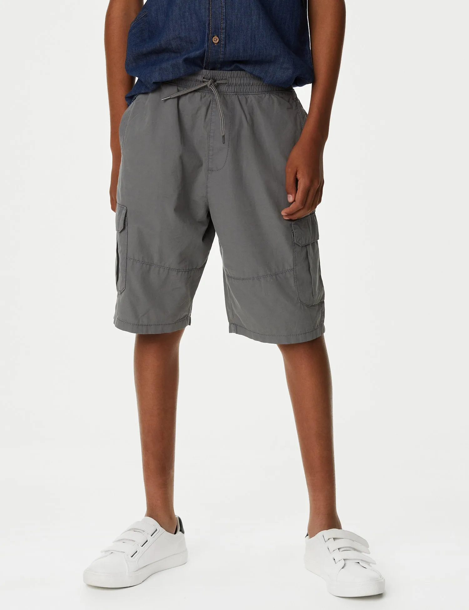 Pure Cotton Cargo Shorts