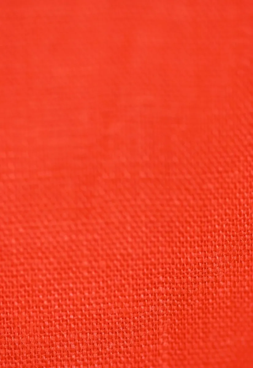 "Tutti Frutti" Linen Shirt - Tomato