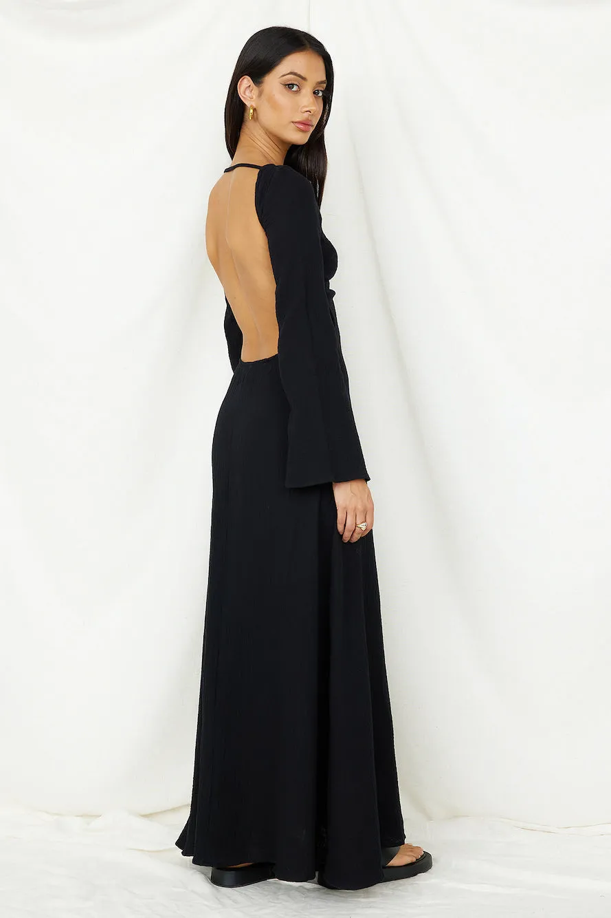 SNDYS Dahlia Maxi Dress Black