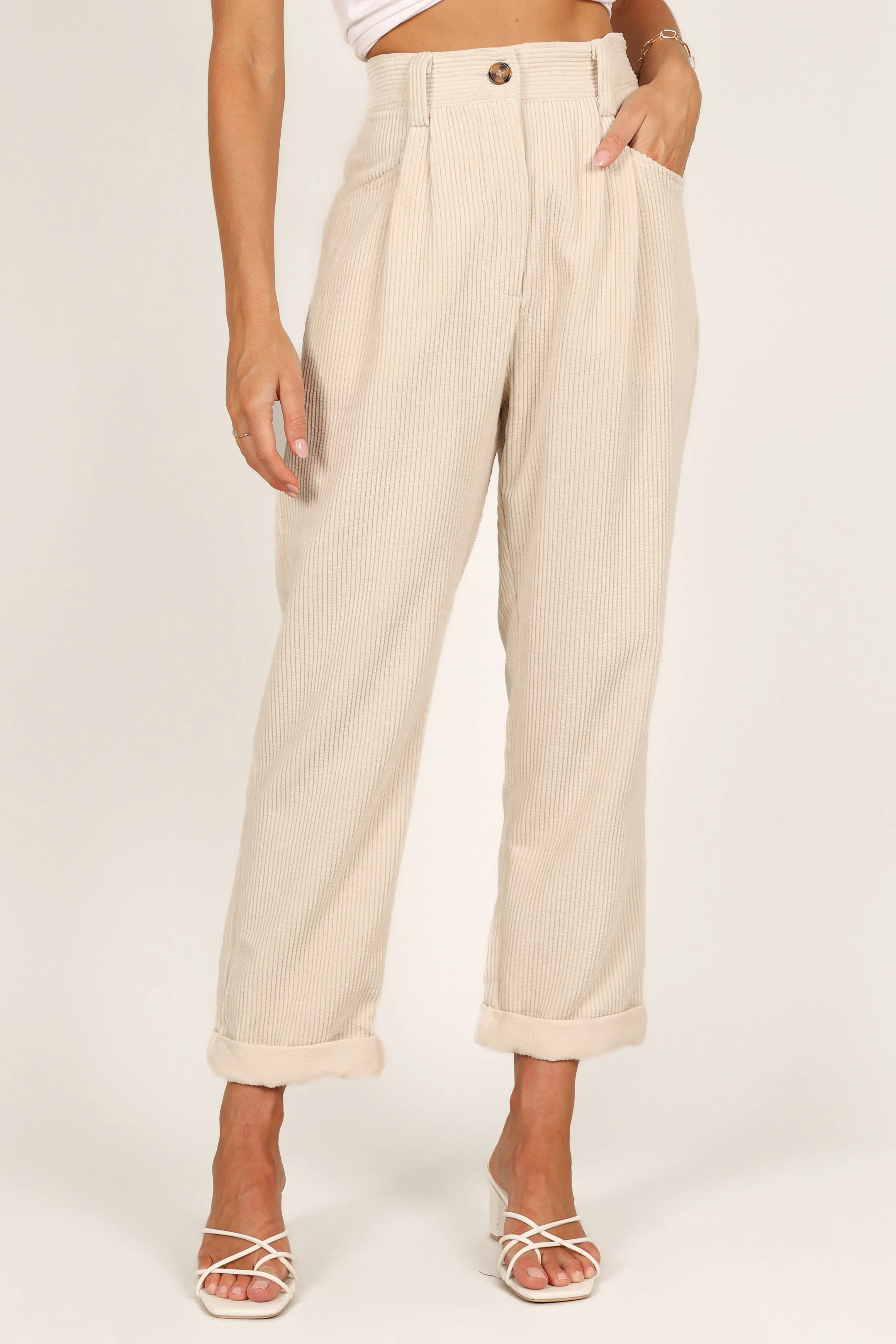 Talaren Cord Pant - Cream