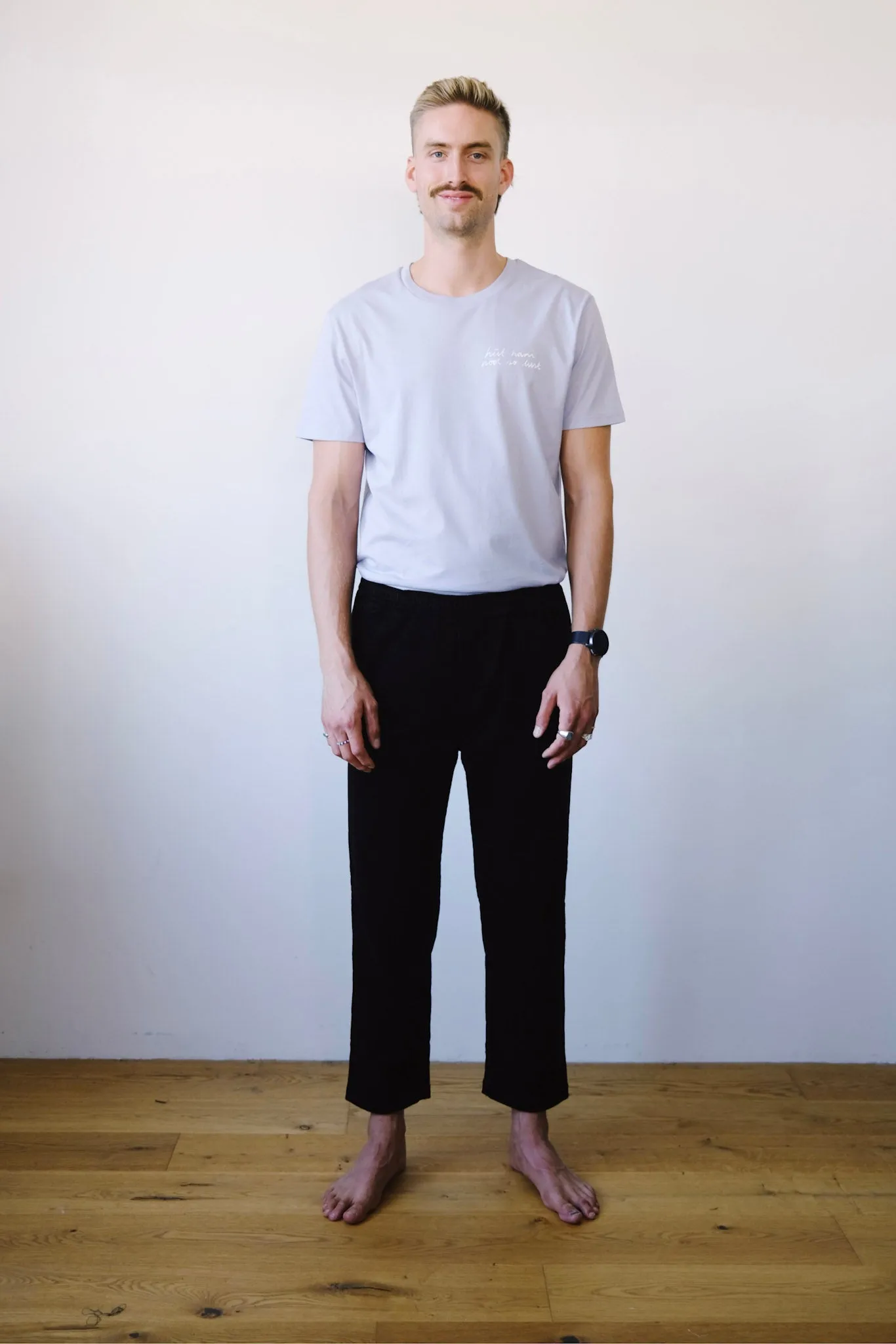 unisex pants - nigen - black corduroy