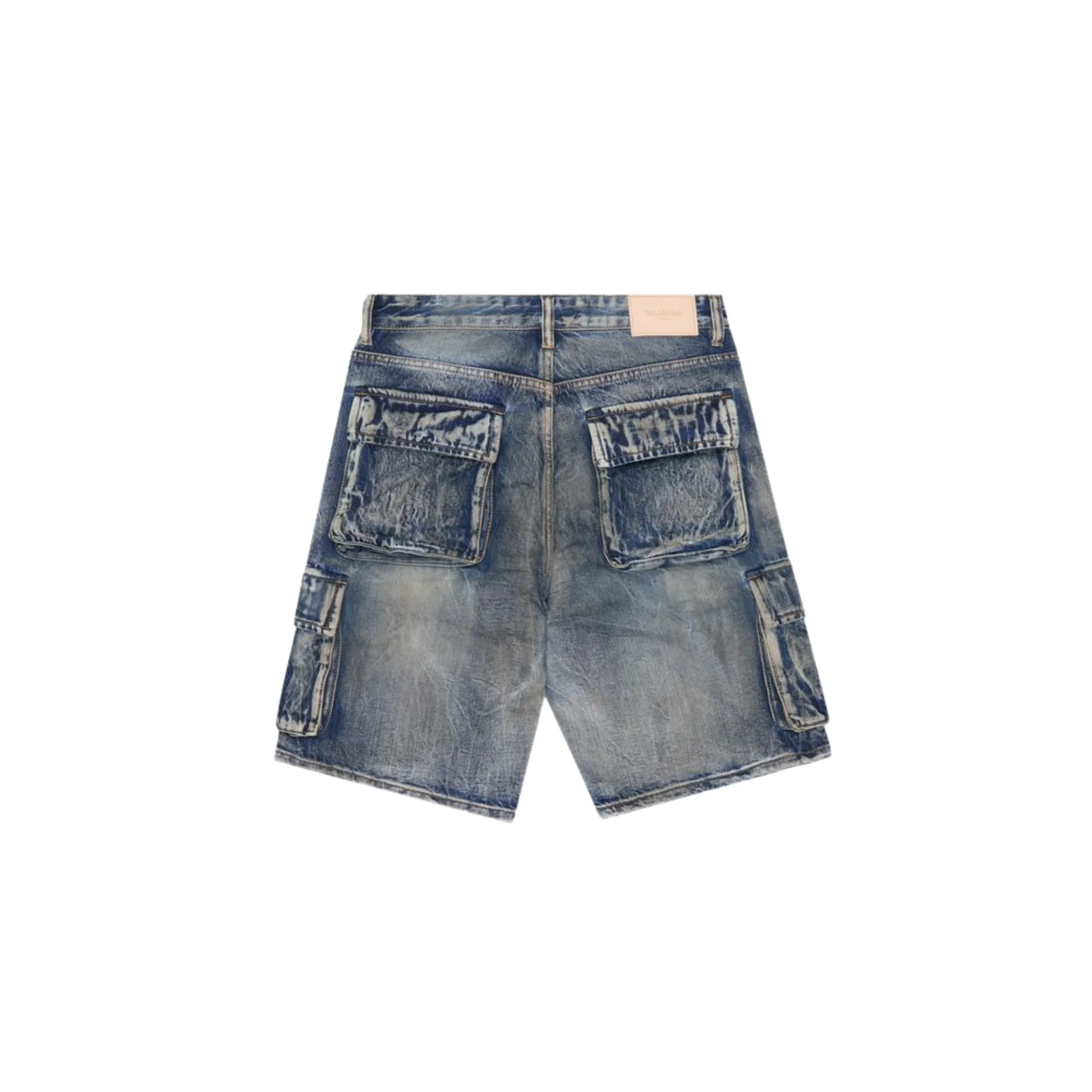 Valabasas "Cutlass" Denim Cargo Shorts (Dark Blue)