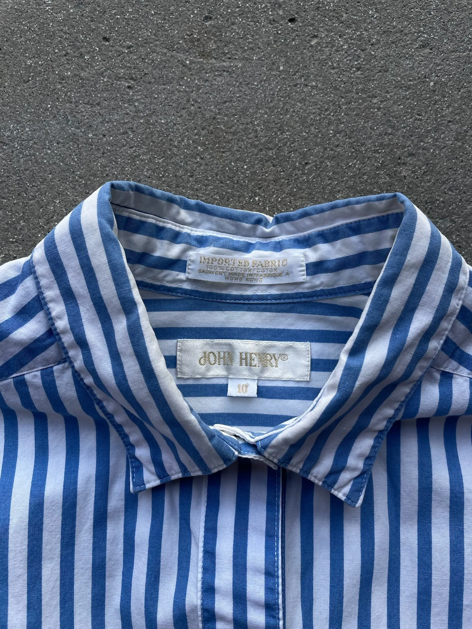 Vintage John Henry Bengal Striped Shirt—[M]