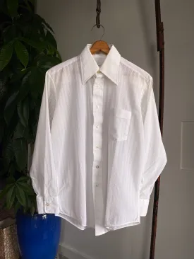 Vintage K-Mart Sheer Knit Dress Shirt—[M/L]