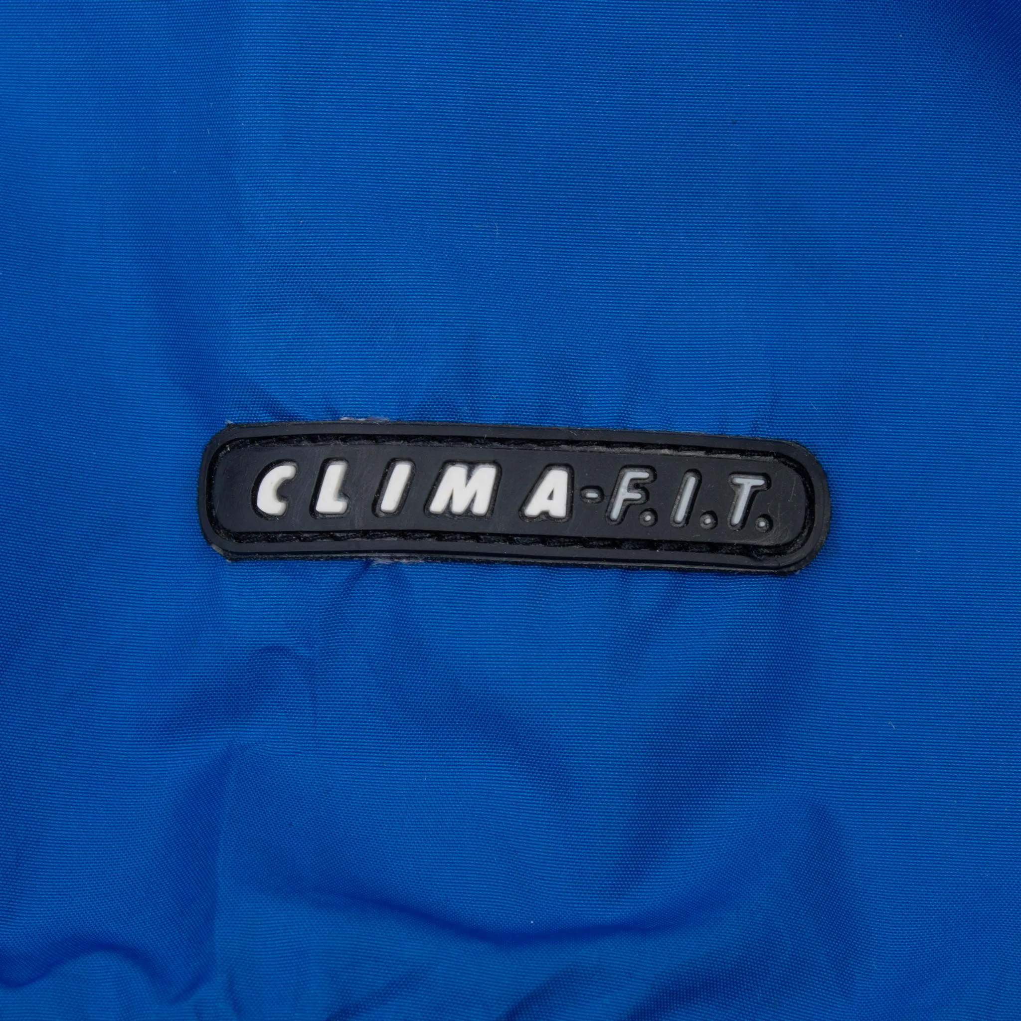 VINTAGE NIKE CLASSIC SWOOSH BLUE CLIMAFIT WINDBREAKER JACKET 1990S MEDIUM