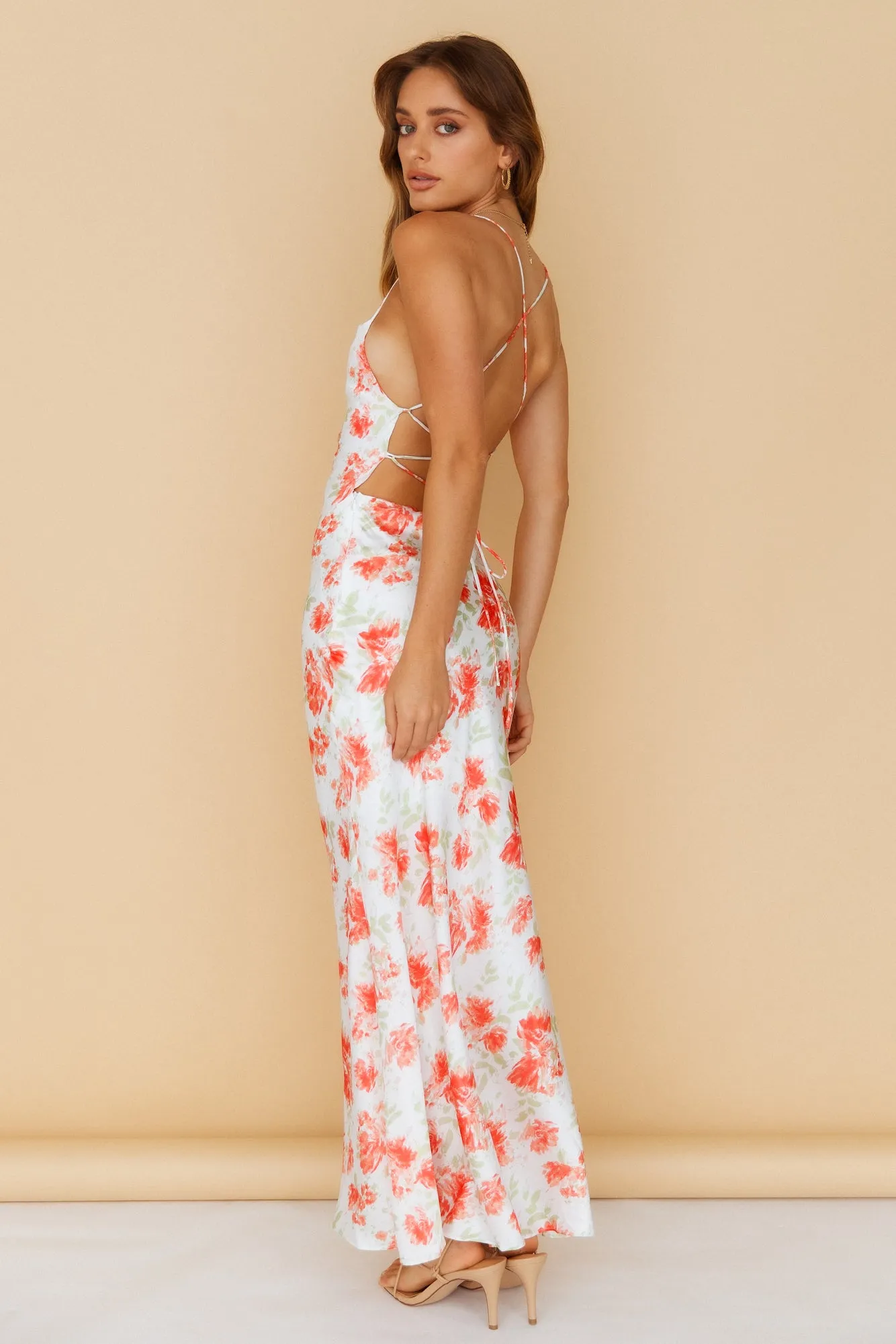 Warm Smiles Maxi Dress White