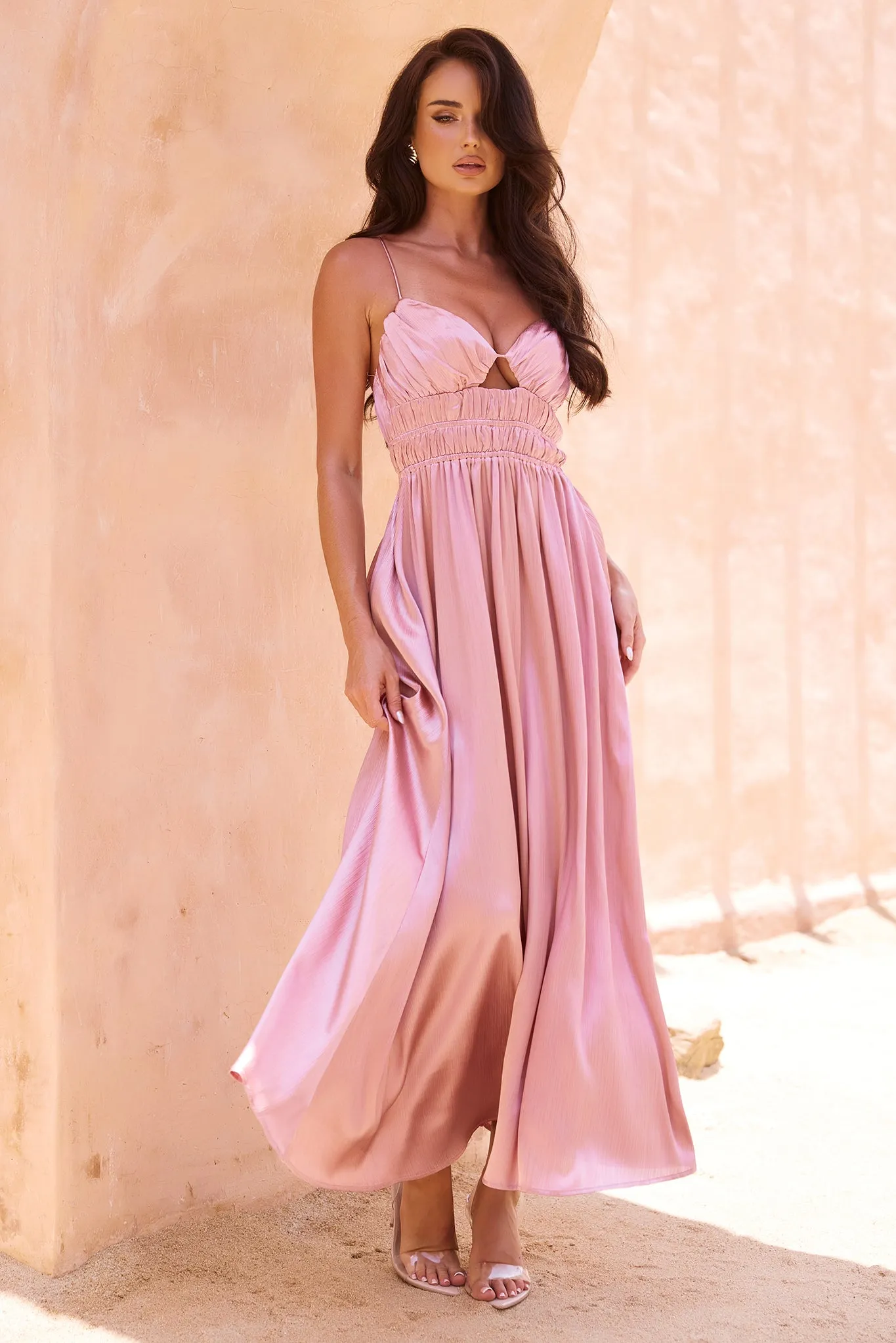 Way To You Maxi Dress - Blush