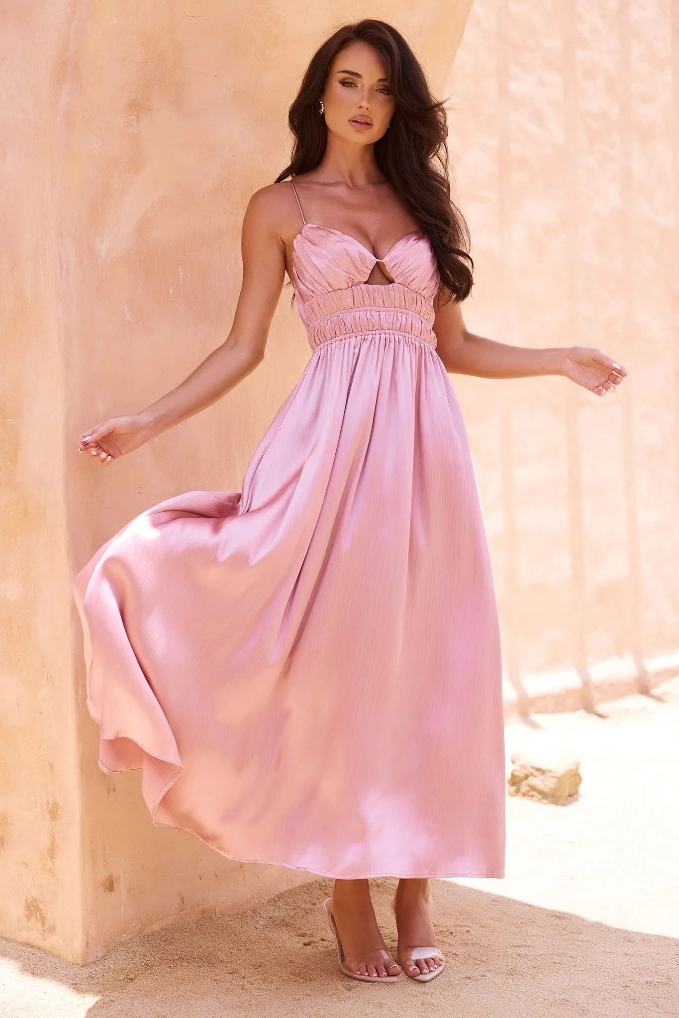 Way To You Maxi Dress - Blush