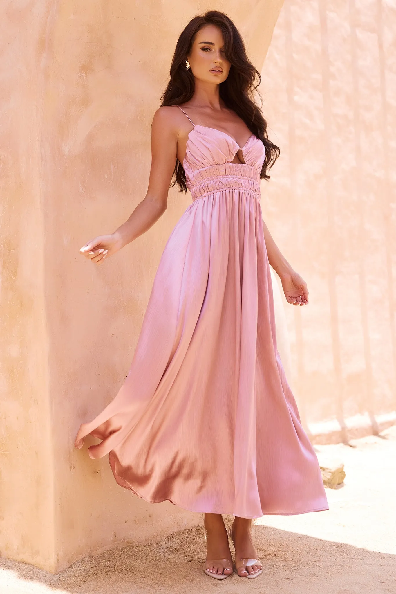 Way To You Maxi Dress - Blush