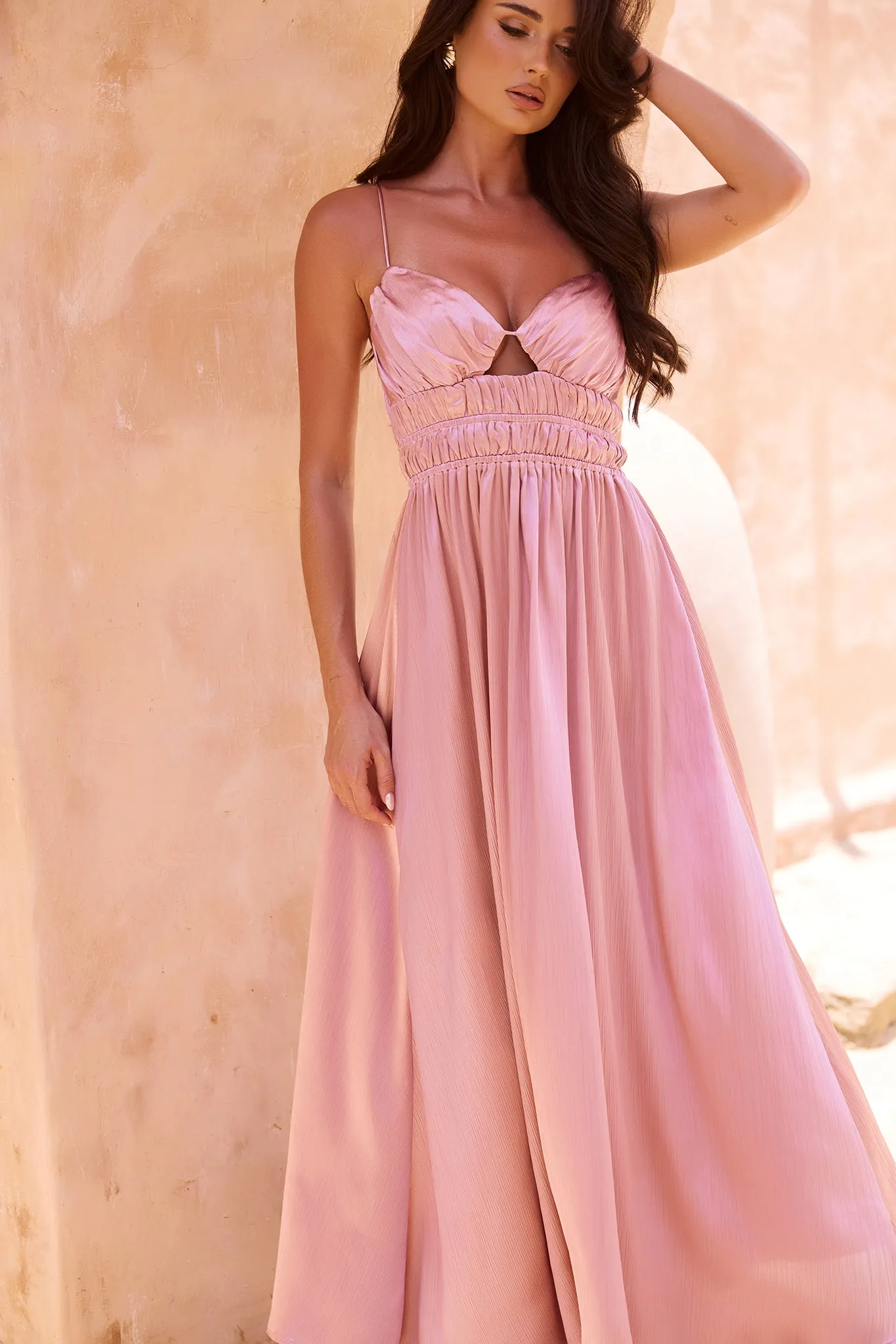 Way To You Maxi Dress - Blush