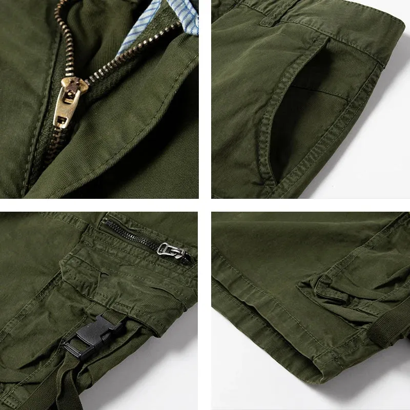 West Louis™ Fashion Cotton Multi-Pocket Army Tactical Shorts