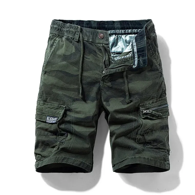 West Louis™ New Summer Cotton Camouflage Cargo Shorts