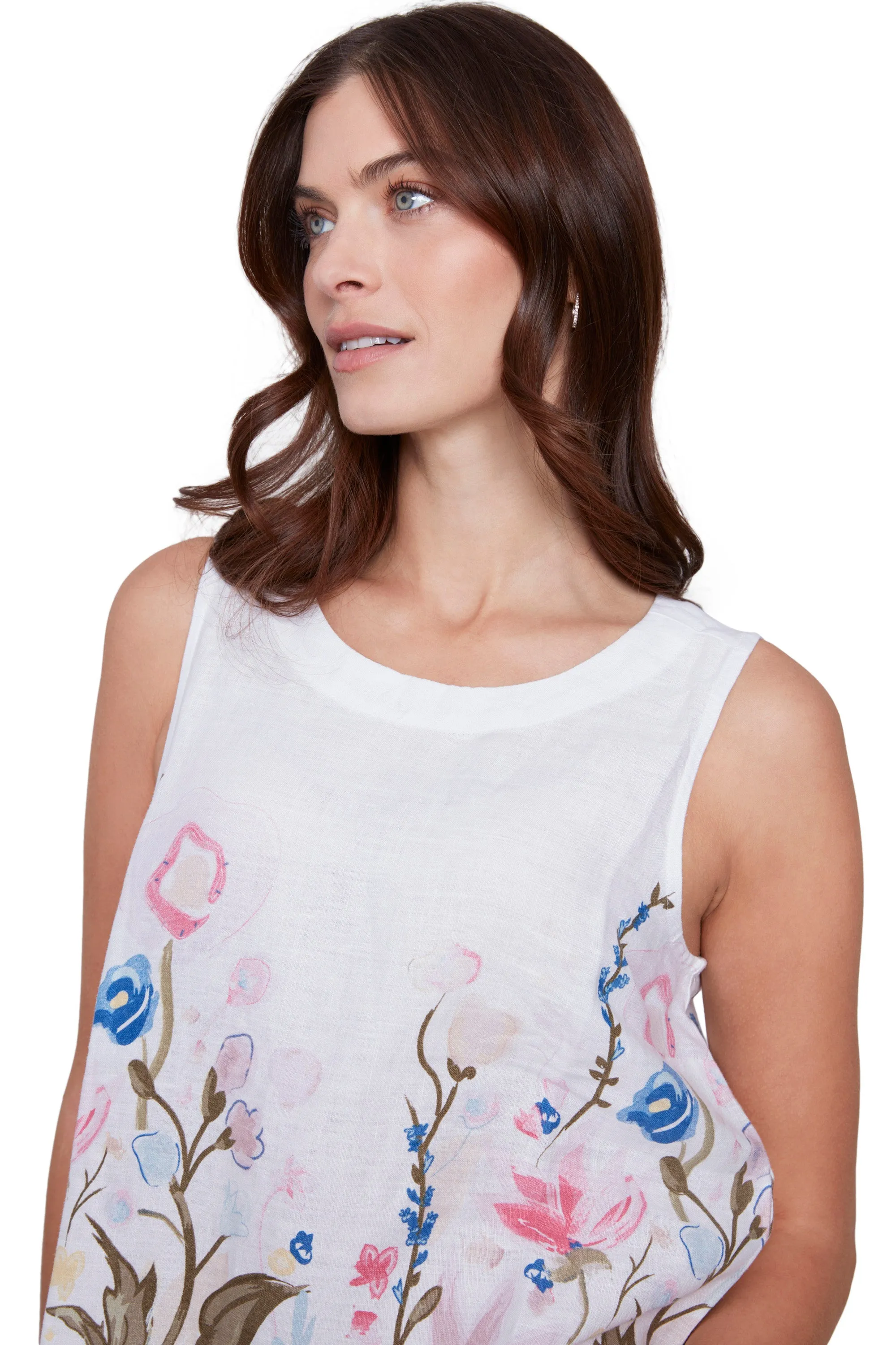 Wildflower Meadow Linen Top