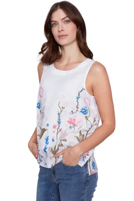 Wildflower Meadow Linen Top